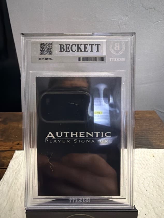 Brian Urlacher grading label