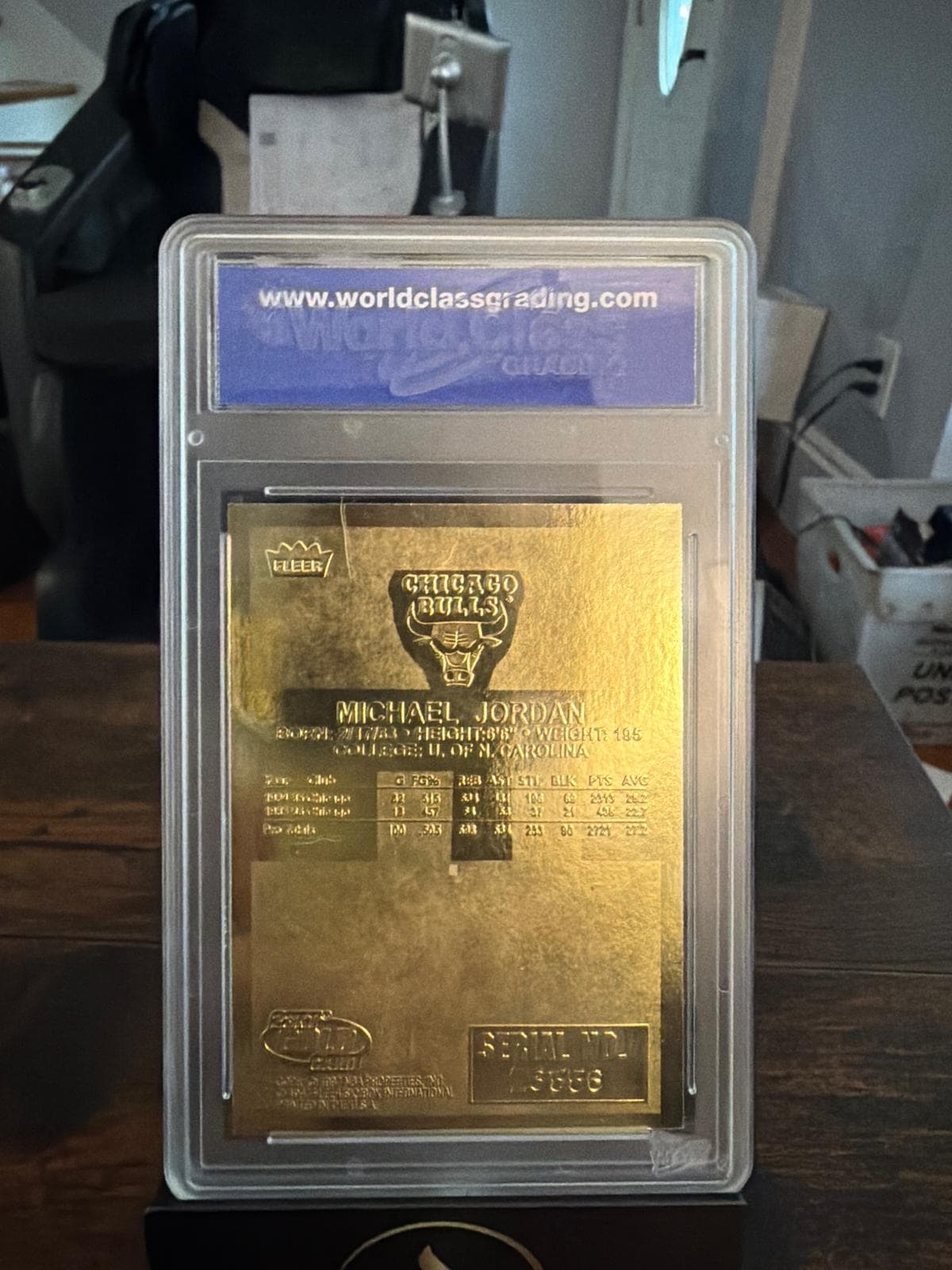 Michael Jordan grading label